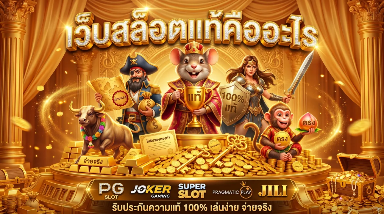 เว็บสล็อตแท้คืออะไร