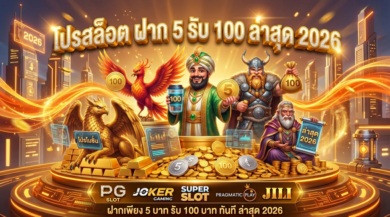 โปรสล็อต ฝาก 5 รับ 100 ล่าสุด 2026