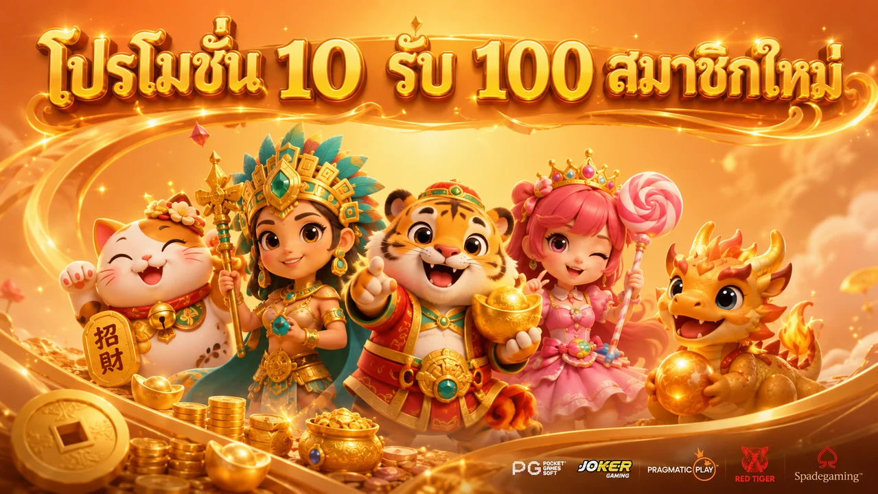 โปรโมชั่น 10 รับ 100 สมาชิกใหม่